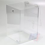 Urna Quadrada em Acrílico Cristal (Transparente)