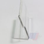 Display L em Acrílico para mesa (Porta Etiqueta) - 9 x 6cm